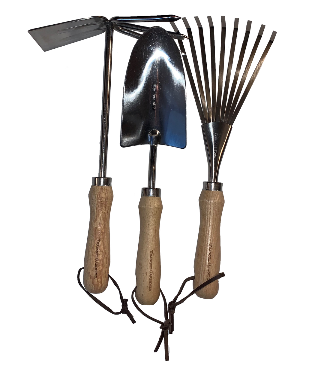 Set of Three Essential Garden Hand Tools **Great Deal**